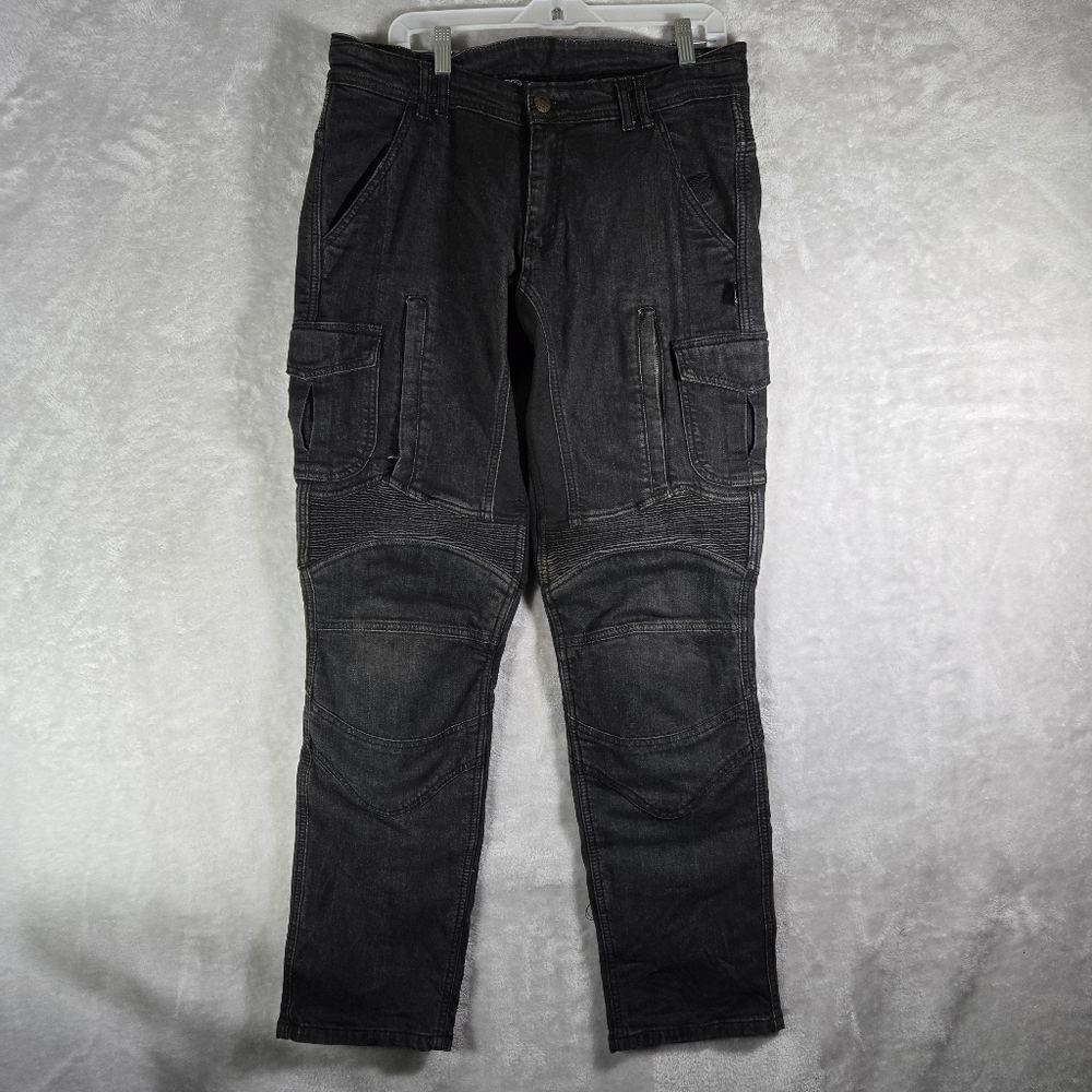 Trilobite Motorcycle Pants Jeans Mens Size 34x32 Slim Straight Fit Aramid Padded